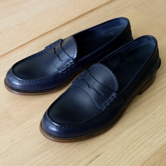 Women's Church's Pembrey Loafers "Sally" in Deep Navy - Picture 1 of 5